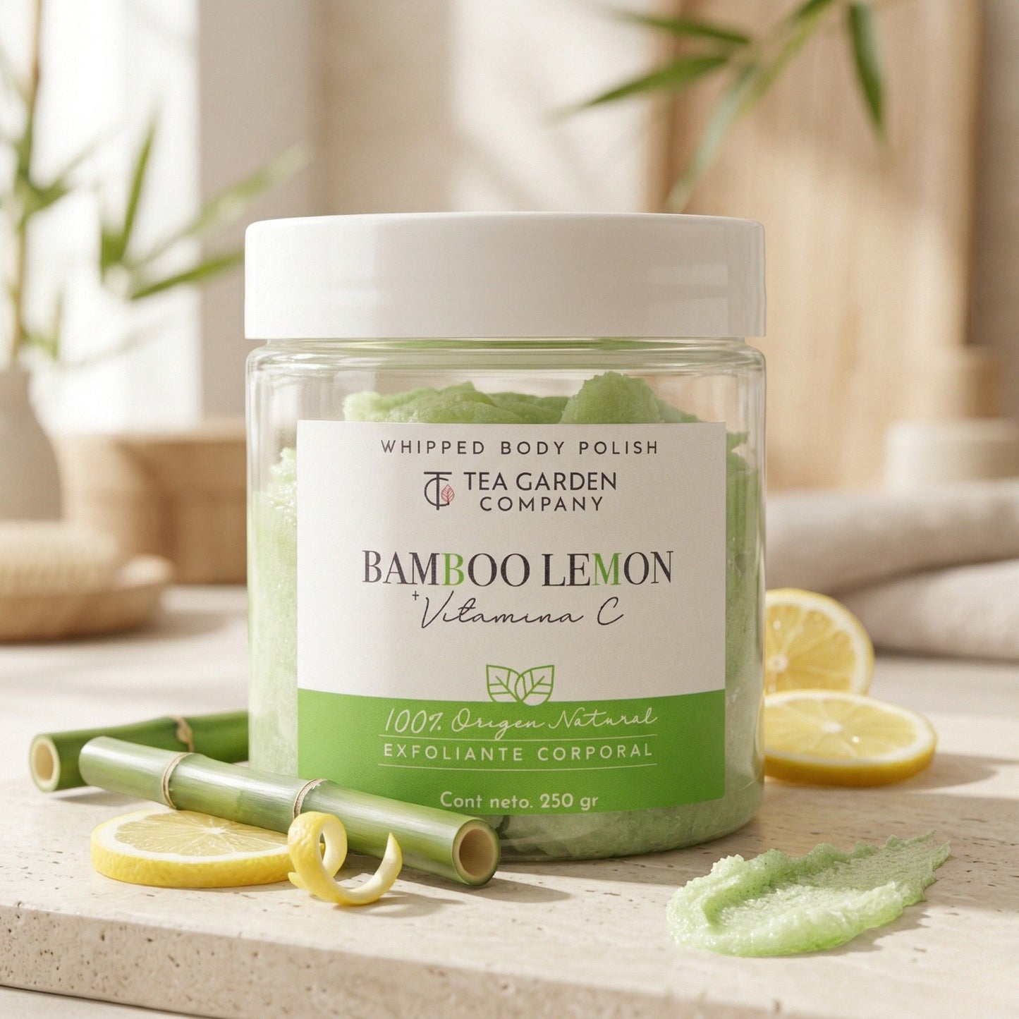 Exfoliante de Bamboo Lemon 250 gr