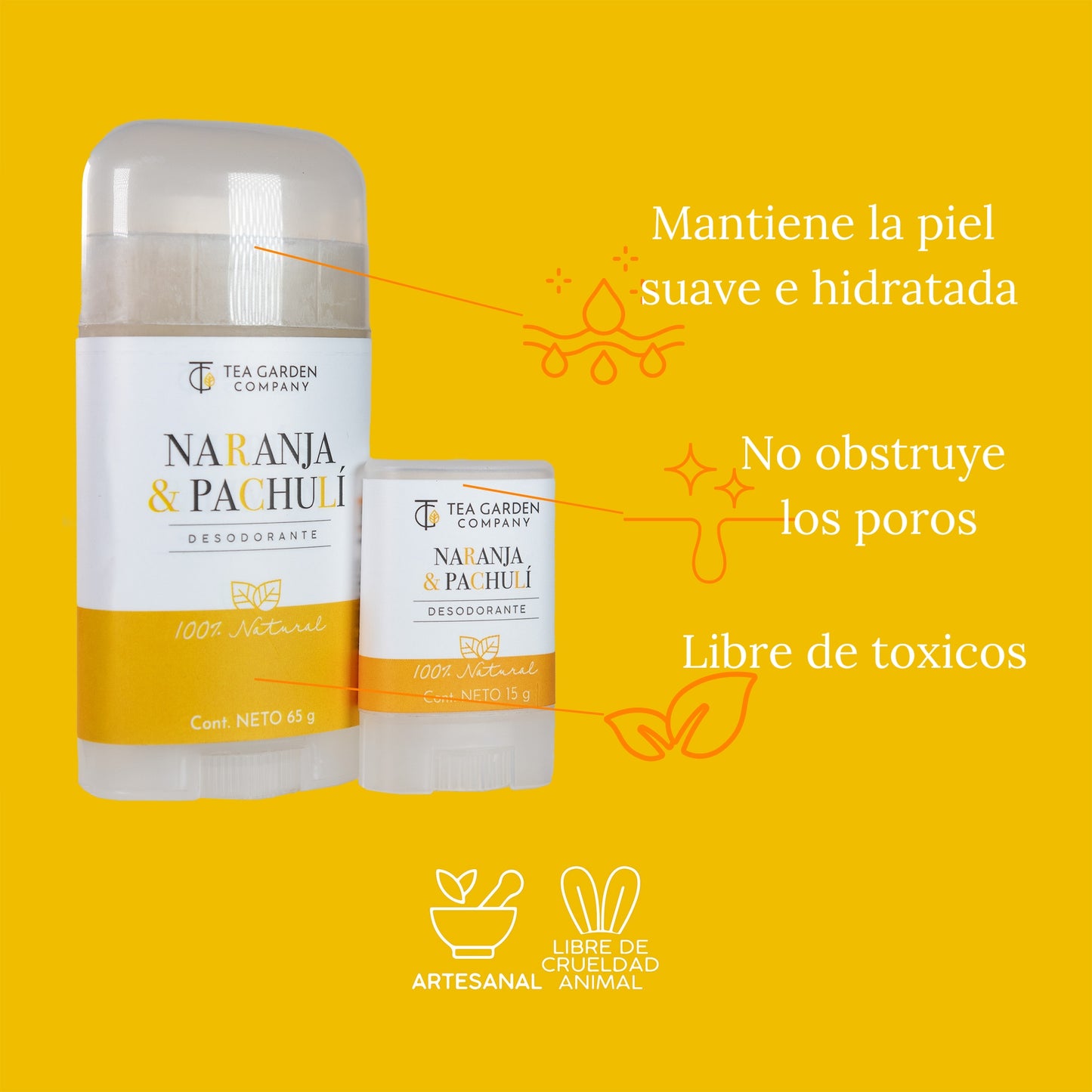 Desodorante Naranja & Pachulí Travel