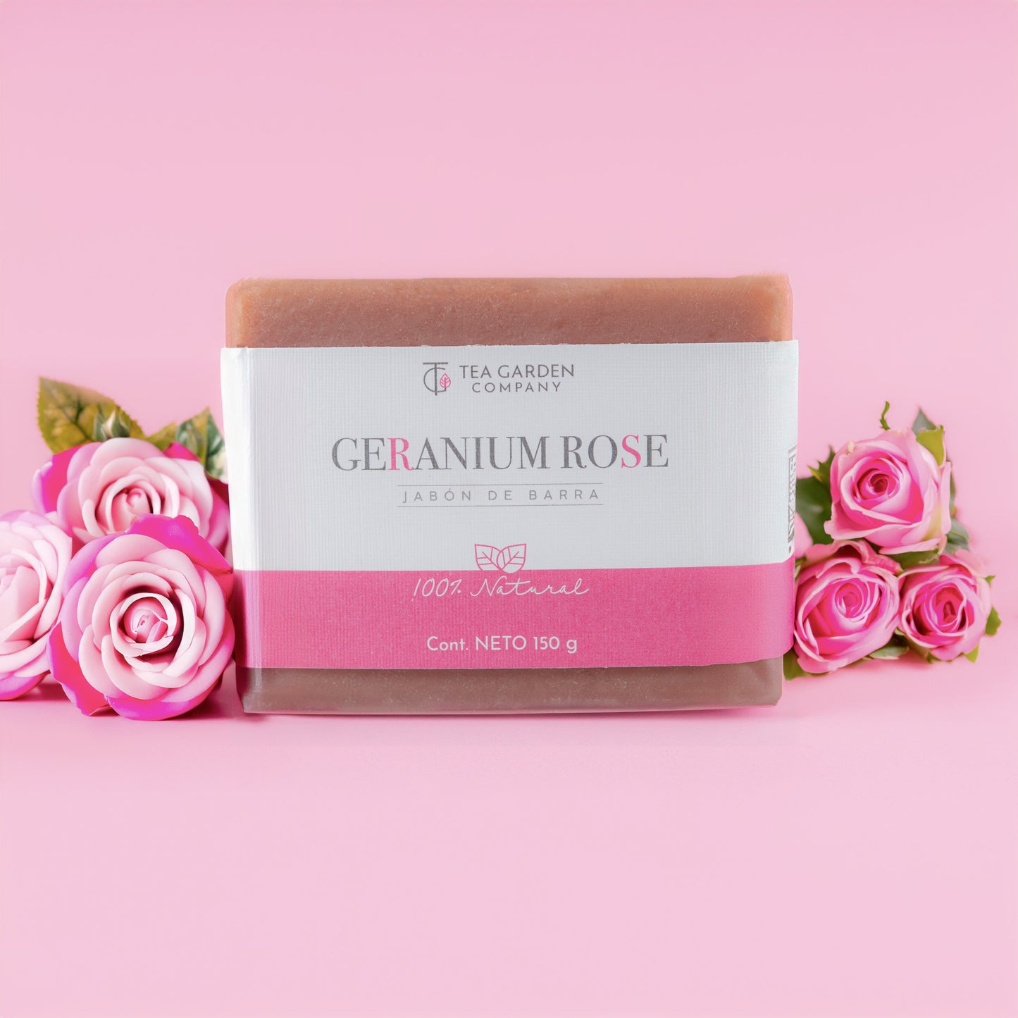 Jabón de barra Geranium Rose