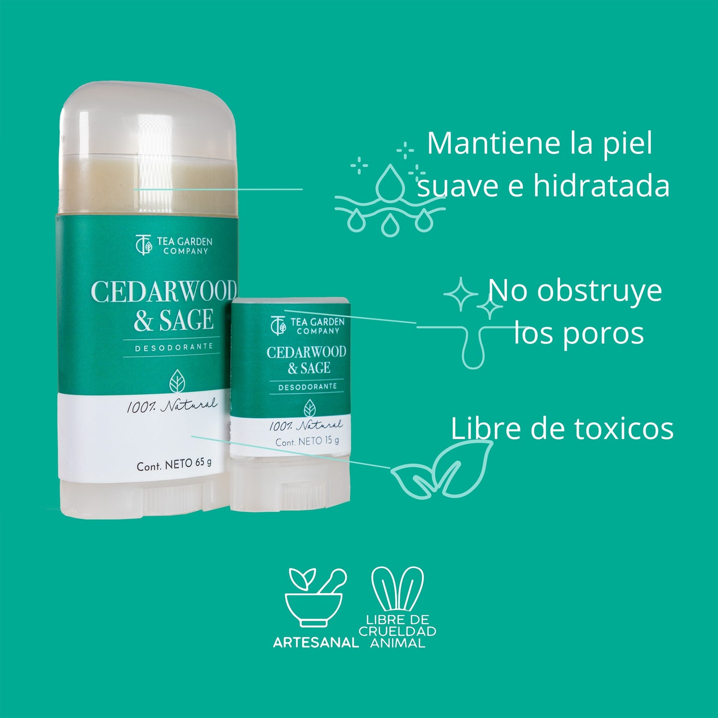 Desodorante Cedarwood & Sage Travel